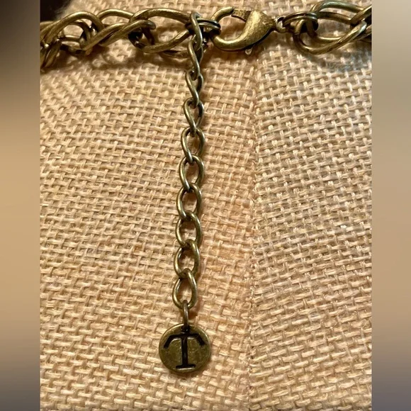 🍀Talbots Multi-Layered Gold and Brown Necklace - Picture 6 of 7